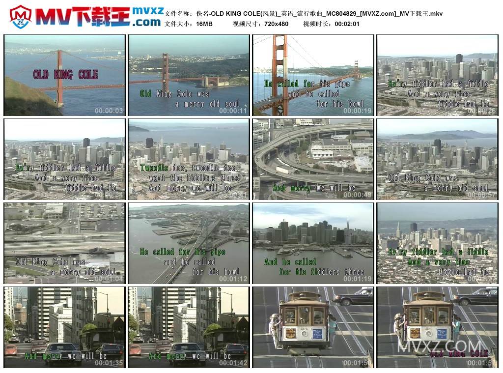 佚名-OLD KING COLE(风景)_英语_流行歌曲_MC804829